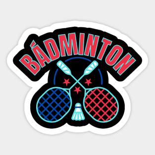 LOVE BADMINTON Sticker